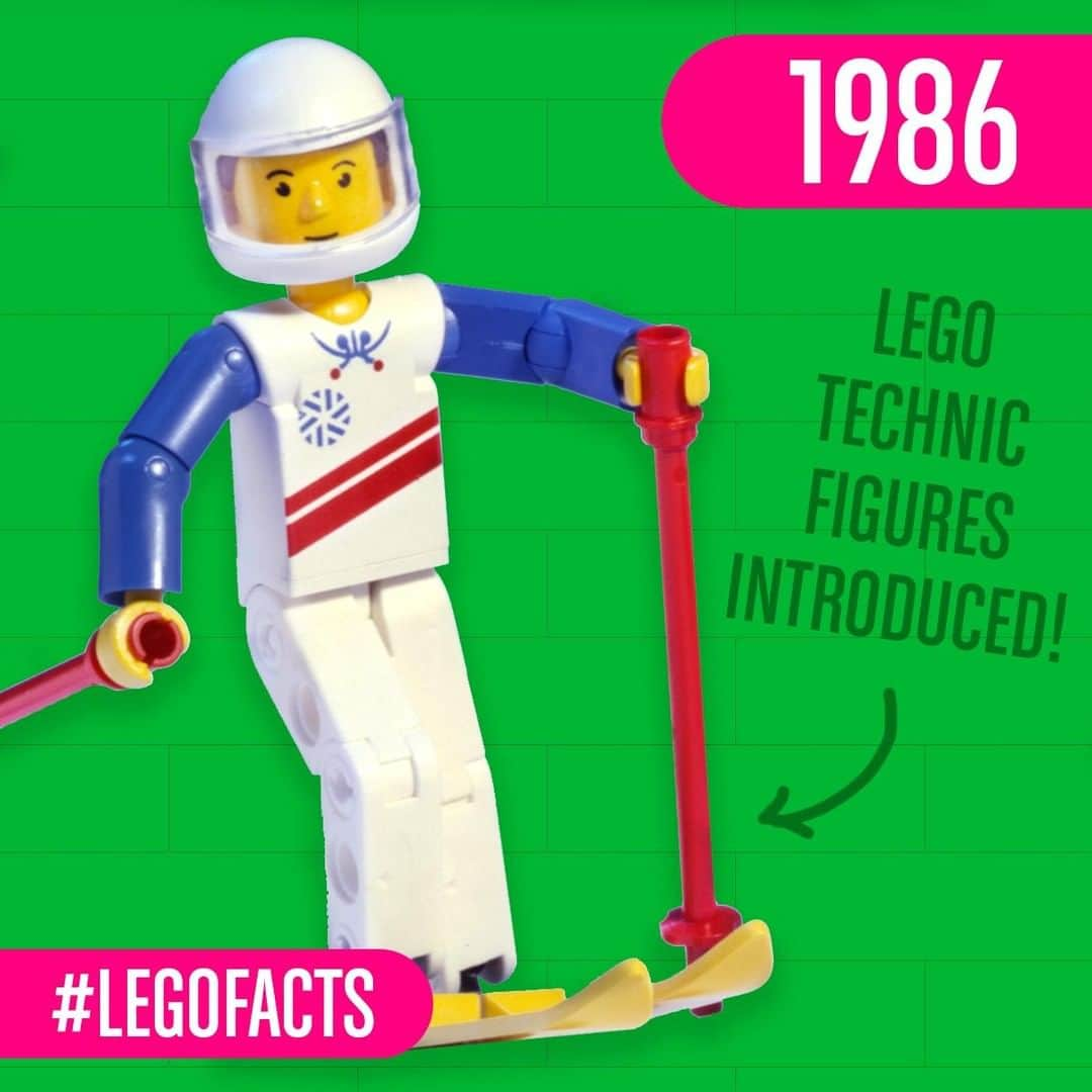 LEGOさんのインスタグラム写真 - (LEGOInstagram)「Did you know....? LEGO Technic used to have its unique line of LEGO figures that appeared in sets until 2002! #LEGOFacts」6月18日 23時10分 - lego