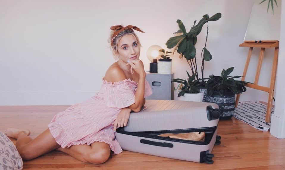 のインスタグラム：「How I Pack: summer vacation edition now up on the tube🍦  speaking of which, I’m feeling a strong impulse for another puppy adventure, something zen and full of nature - enlisting your help. Where should we go?」