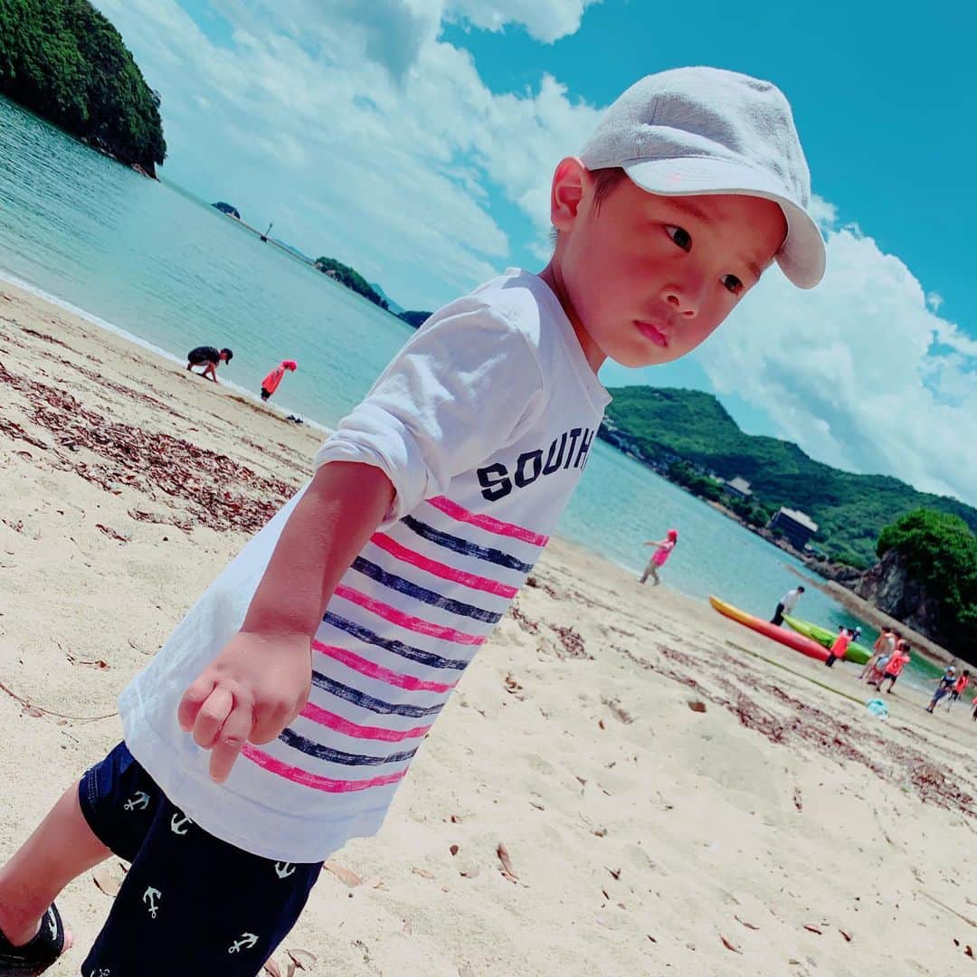 のインスタグラム：「仙酔島 親子絆プロジェクト  #picture#夏 #summer #sea #beach #ビーチ #水着 #夏休み #happy #ビキニ #ocean #me #bikini #japan #instagood #love #旅行 #surf #swimwear #sky #fashion #日焼け #ロンハーマン #girl #夏の思い出 #photo #travel #follow #beautiful #リゾート」