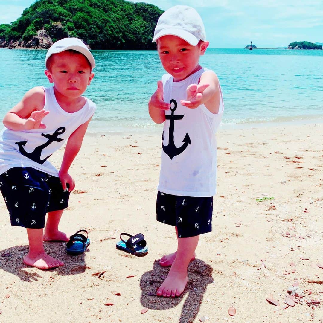 のインスタグラム：「仙酔島 親子絆プロジェクト  #picture#夏 #summer #sea #beach #ビーチ #水着 #夏休み #happy #ビキニ #ocean #me #bikini #japan #instagood #love #旅行 #surf #swimwear #sky #fashion #日焼け #ロンハーマン #girl #夏の思い出 #photo #travel #follow #beautiful #リゾート」