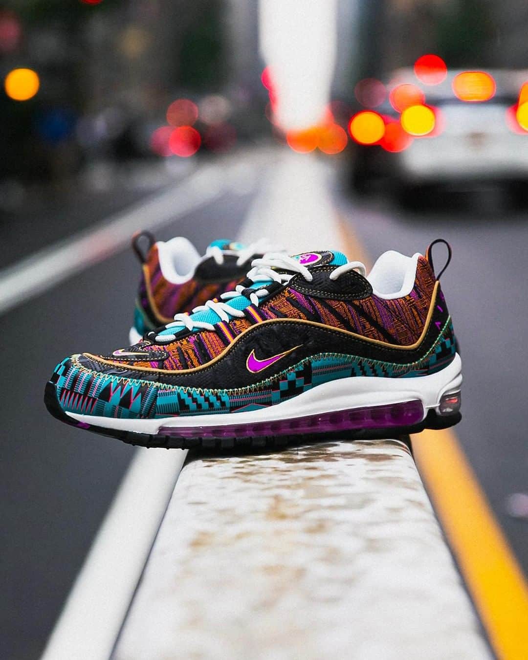 のインスタグラム：「Rich heritage. #Nike Air Max 98 'BHM' Launching 6/19, In-Store and Online」