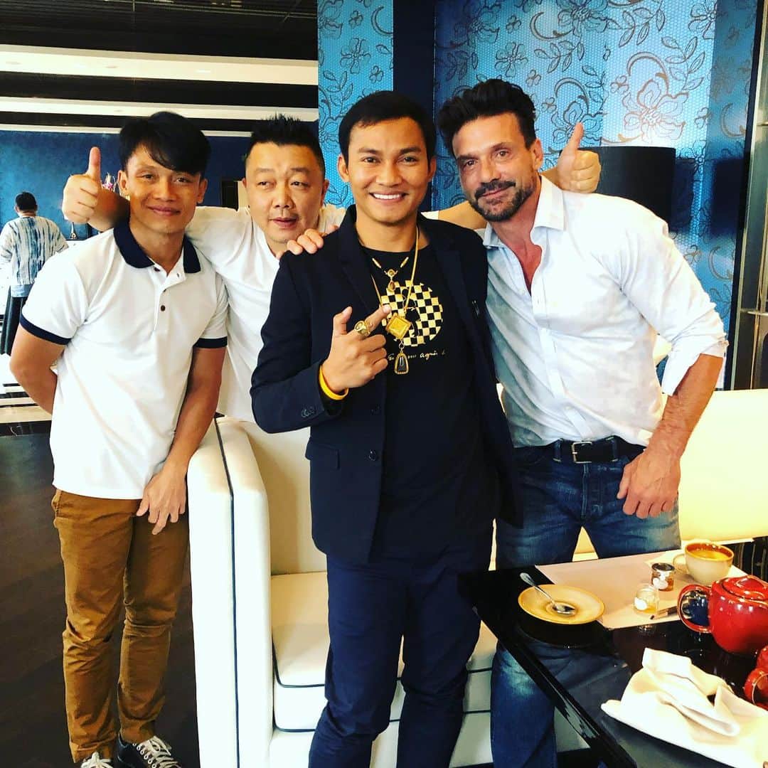 トニー・ジャーのインスタグラム：「Great time!!and friendship with Frank Anthony Grillo,peter luo and dan chupong.」
