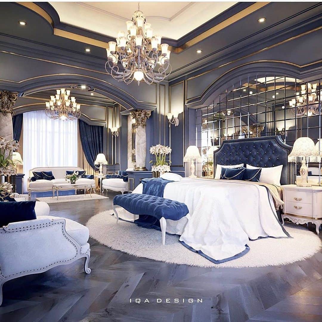 さんのインスタグラム写真 - (Instagram)「Comment the first word that comes to mind when you see this bedroom. By @iqa_design_studio The color palette in this room is 👌🏼. You can tell every detail was well thought out!」6月19日 10時58分 - inspire_me_home_decor