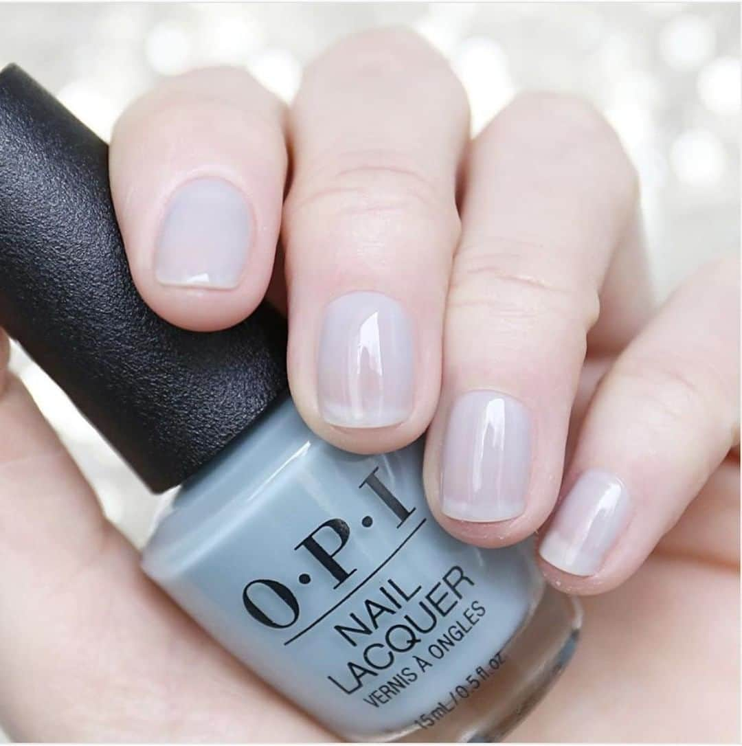 OPIさんのインスタグラム写真 - (OPIInstagram)「With just one coat of #ringbareer from the #OPISheers collection will have your nails looking elegant with this understated blue nail polish hue. #OPIObsessed @maniablog_pl﻿ #sheernails #nails #nailpolish #blue #elegant #shine #notd﻿」6月19日 10時55分 - opi