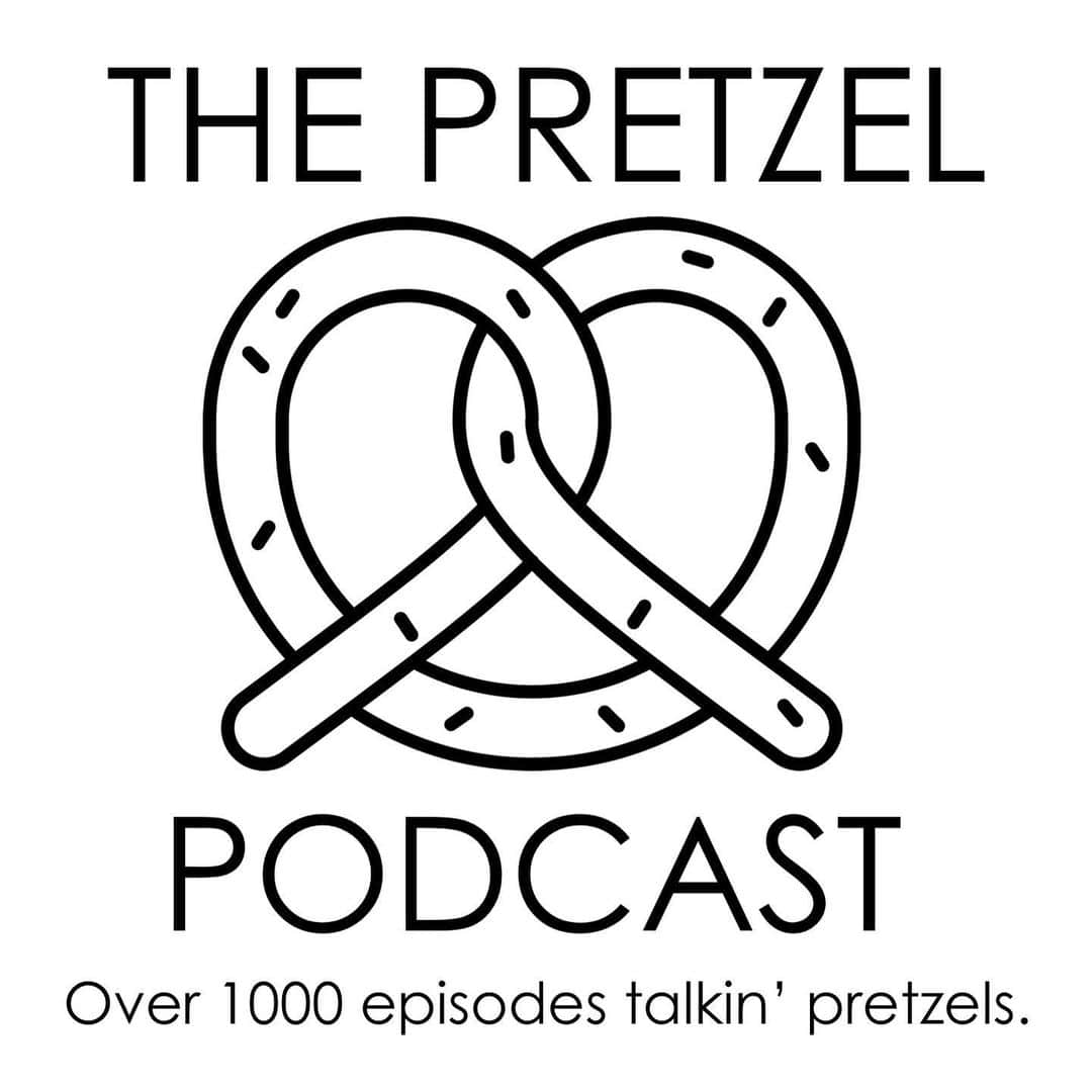 アダム・シャピロのインスタグラム：「Big thanks to Rick Wetzel for coming on my #PretzelPod to talk pretzels! So amazing that you took the name you were given, Wetzel, and turned it into the largest pretzel chain in America. I wish Shapiro rhymed with something so delicious! I can’t believe we’ve made over 1000 episodes about pretzels. #NationalPretzelMonth」
