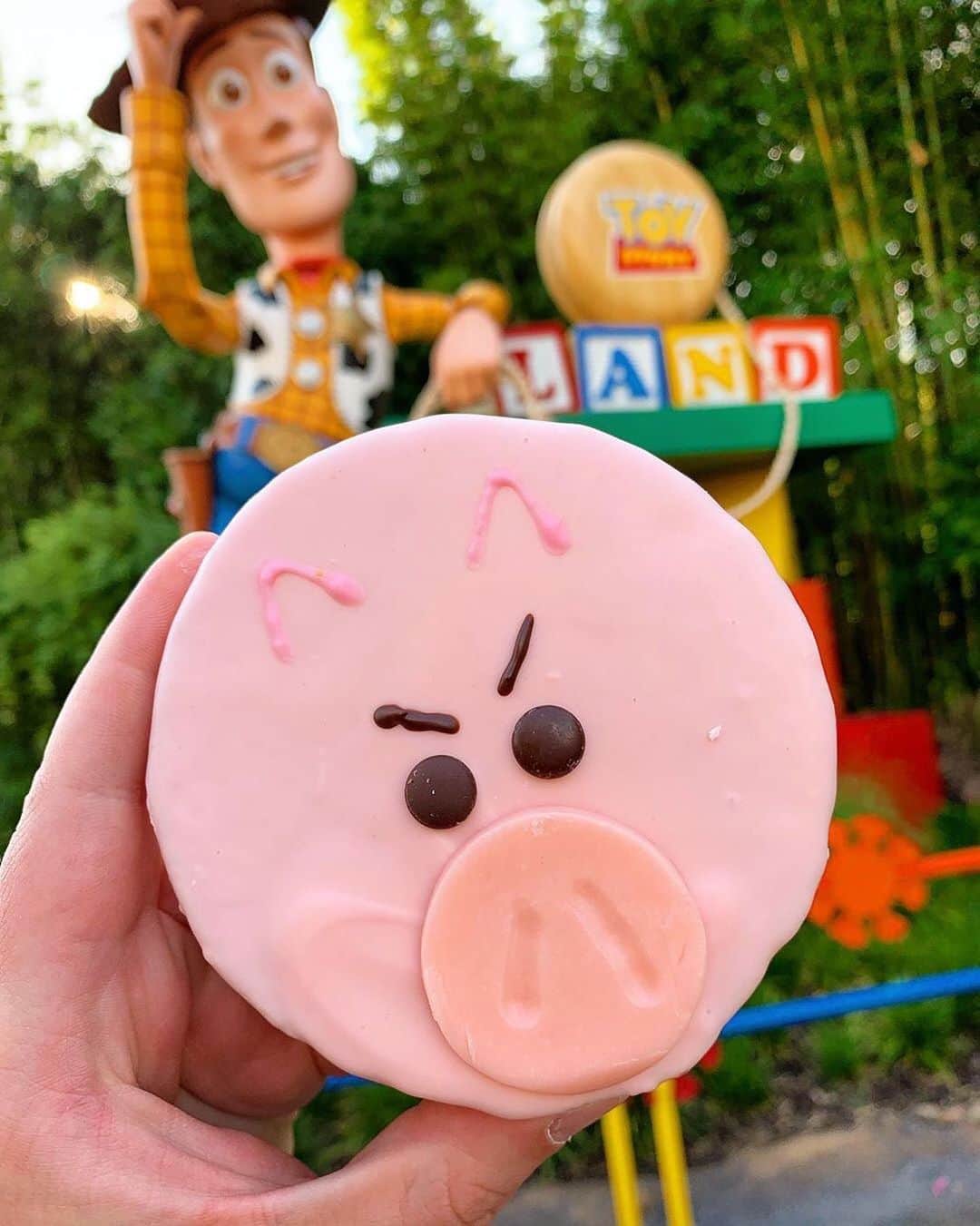 Walt Disney Worldのインスタグラム：「Go Hamm! You’ll want to pig out for this Sweet ‘n Tart Cookie. 🐽🍪 #ToyStoryLand #HollywoodStudios30 #ToyStory4 (📷: @tradzak)」
