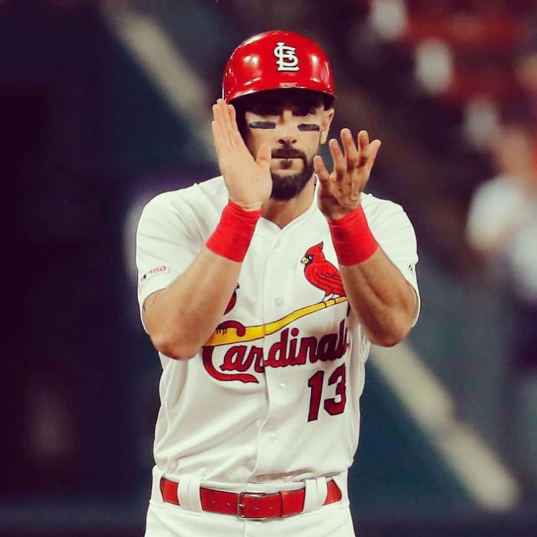 セントルイス・カージナルスさんのインスタグラム写真 - (セントルイス・カージナルスInstagram)「That was so much easier than swinging! I should just try to double on a bunt every time. -Matt Carpenter, probably 🤷‍♂️🤣👏」6月19日 3時50分 - cardinals