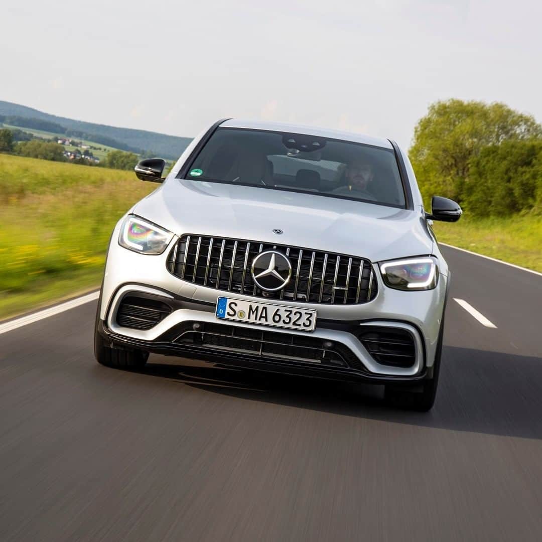 Mercedes AMGさんのインスタグラム写真 - (Mercedes AMGInstagram)「[Fuel consumption combined: 12.3 l/100km | CO2 emissions combined: 280 g/km]  Color outside the lines with the Mercedes-AMG GLC 63 S 4MATIC+ Coupé and see what thrills await you.  #MercedesAMG #AMG #GLC #DrivingPerformance #Power #Passion #Mercedes #AMG🔥 #Luxury #CarsofInstagram #InstaCar #Lifestyle」6月19日 4時10分 - mercedesamg
