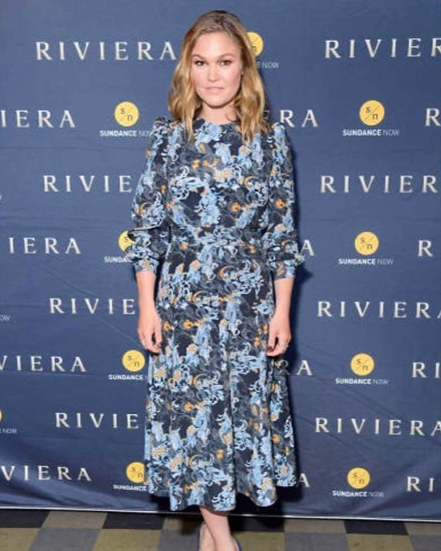 デレクラムさんのインスタグラム写真 - (デレクラムInstagram)「Derek Lam is pleased to announce that actress Julia Stiles wore #FW19 Puff Sleeve Midi Dress to the "Riviera" Season 2 New York Screening. #CELoves #JuliaStiles #rivierapremiere」6月19日 4時34分 - dereklam