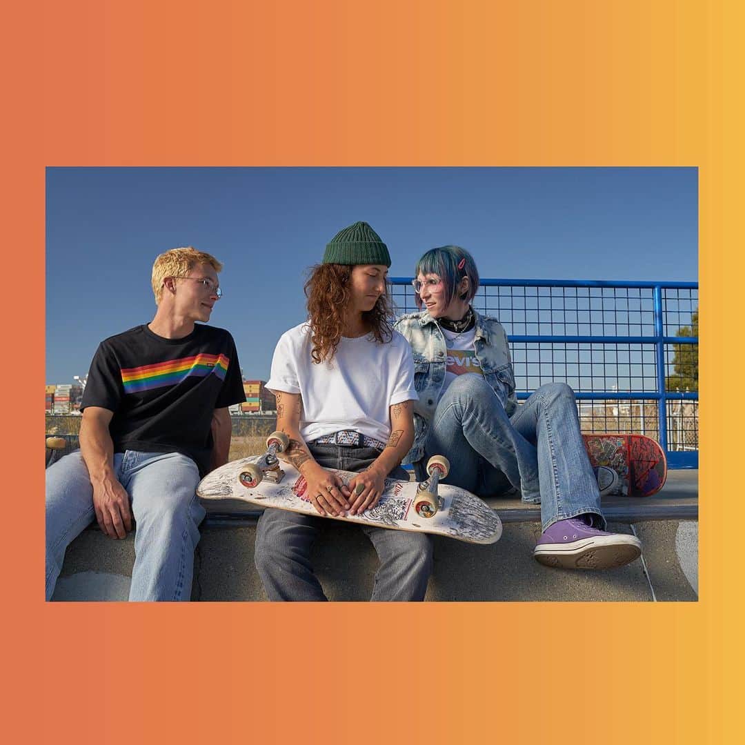 Levi’sさんのインスタグラム写真 - (Levi’sInstagram)「There’s a new movement in skate. . You’ll always drop in with a friend here. The hyper-masculine skateboarding culture is changing for the better with the help of the Bay Area Queer Skate Movement, which offers up a safe haven for LGBTQ+ skaters and artists to feel empowered and be themselves. #LevisPride」6月19日 4時26分 - levis