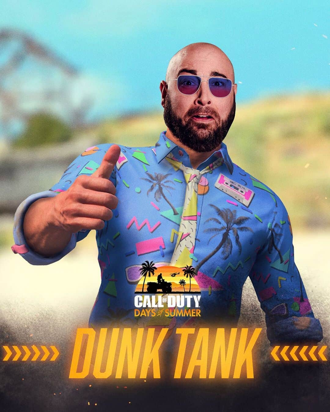 Call of Dutyさんのインスタグラム写真 - (Call of DutyInstagram)「✅ #BlackOps4 ✅ Maven ✅ A 350-gallon dunk tank  If he doesn’t perform, then things will get messy.  Tune in to the Call of Duty Twitch channel tomorrow at 3PM PT, and watch Maven take part in the Days of Summer Dunk Tank challenge presented by @TCL_USA.」6月19日 7時05分 - callofduty