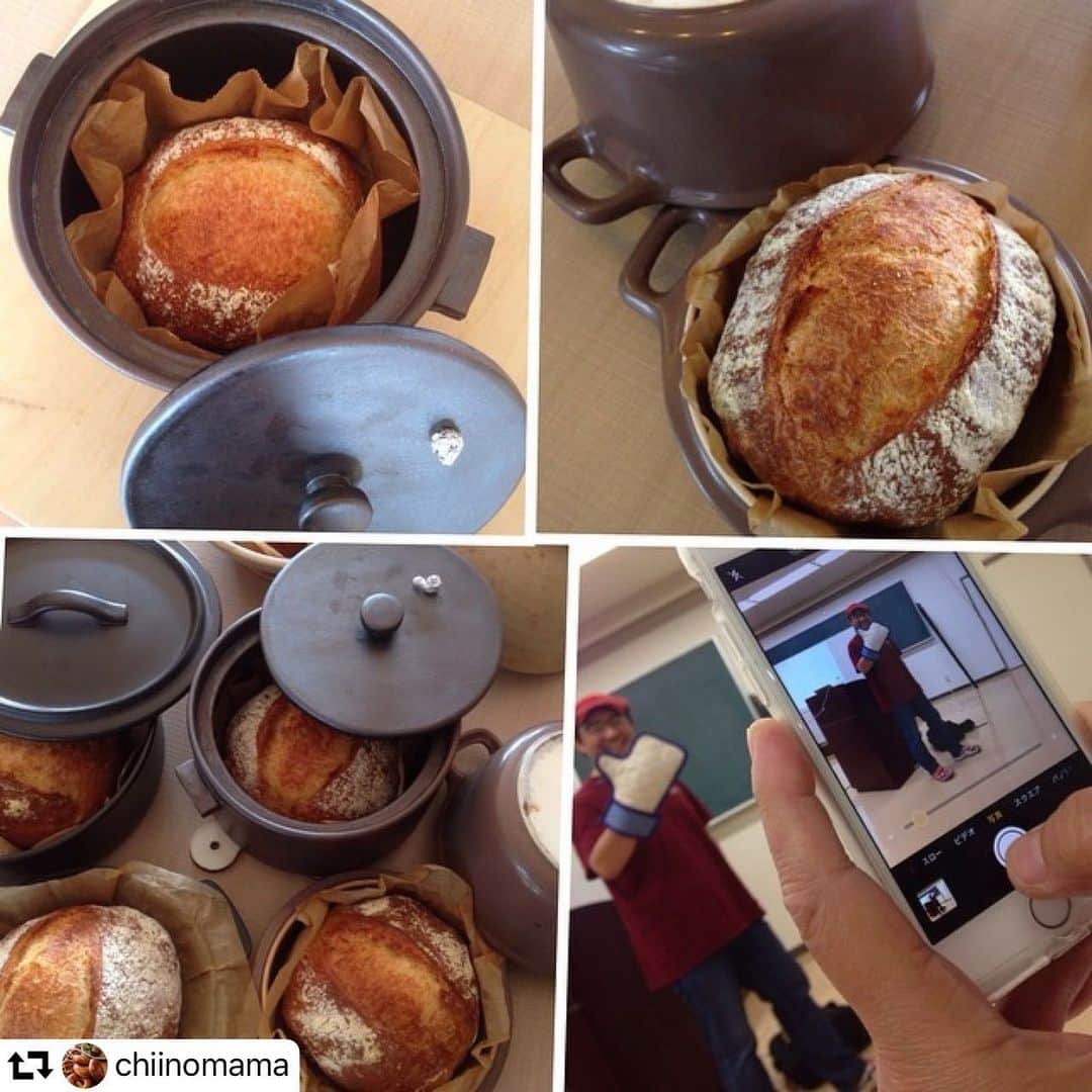 ノブ横地のインスタグラム：「#repost @chiinomama ・・・ 今年の秋には #こもガク塾 3回目の参加になります  以前からこもガク塾でやりたかったコト…  萬古土鍋で焼くカンパーニュ（田舎パン） 三重県産小麦と菰野の酒粕を使います 萬古土鍋は#クラフト石川#かもしか道具店 三重県産小麦は#ニシノカオリ#田光米 のお酒の酒粕  今晩の#ノブ横地 さん のSNS講座 とっても勉強になりました！ 早速 実践…  #こもガク#こもガク祭#こもガク塾#こもガクマルシェ  菰野町いいところです♪ 皆さん来てくださいね！  #スイーツコンシェルジュ#パン教室#天然酵母パン教室#白神こだま酵母パン教室#三重パン#三重カフェ #三重ランチ#菰野カフェ#菰野ランチ #菰野町#菰野 #いなべ市 #四日市市 #桑名市 #東員町#川越町#朝日町#鈴鹿市#亀山市」
