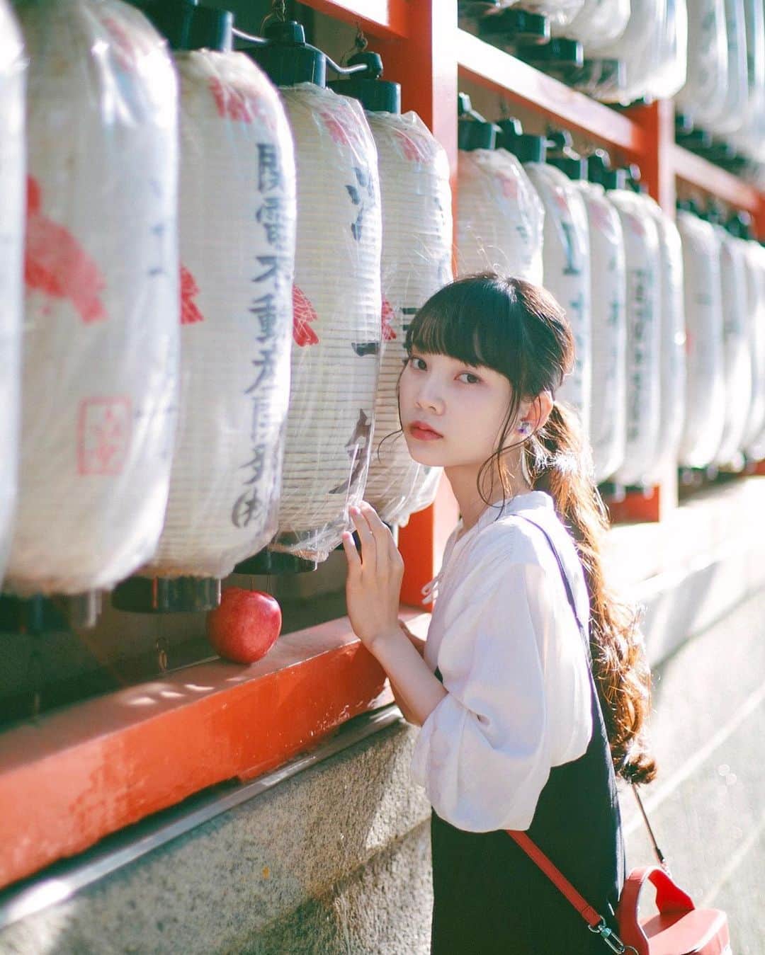 hiderin777のインスタグラム：「Kyoto . . . . . . 🏮 . . . . #りんごがーる  #nokton」