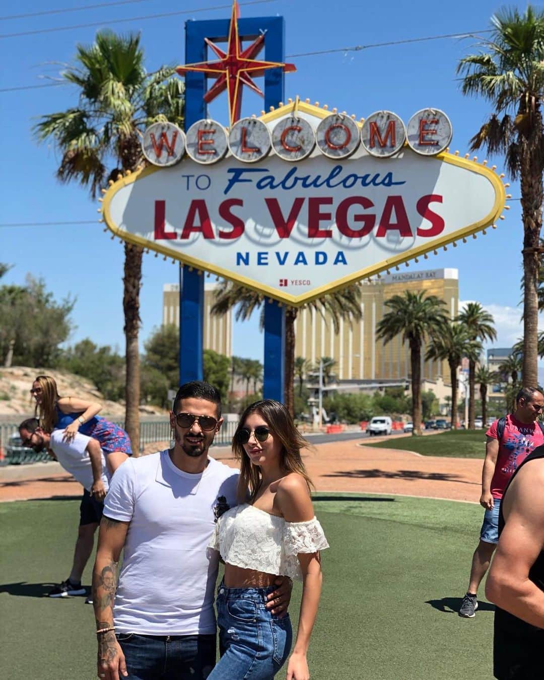マヌエル・ランシニのインスタグラム：「Welcome to Las Vegas 👏🏼」