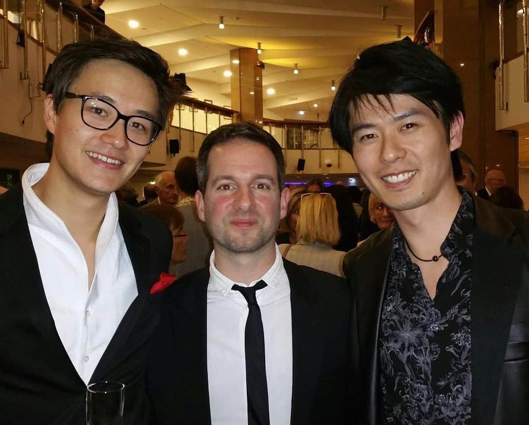 福間洸太朗さんのインスタグラム写真 - (福間洸太朗Instagram)「Souvenirs in Lille . J’étais très heureux de revoir mes amis & grands maîtres! Merci @onlille et toute l'équipe pour l'organisation de ce magnifique festival! . . 1. Nelson Freire 2. Jean-Claude Casadesus (artistic director of the festival, conductor) 3. Bertrand Chamayou & Louis Schwizgebel 4. Boris Giltburg 5. Béatrice Berrut 6. Guillaume Vincent & Adam Laloum 7. Iliya Amar (vibraphone) & Alexandra Soumm (violin) 8. Victoria-Tomoko Okada (journalist) & Momo Kodama 9, 10. Lille by day & by night . . 📷 (1,2,3,4,5,6,8) by S.Delavoye, (7) by C.Martin #Lille #Lillepianosfestival #nelsonfreire #pianist #musicianslife #ネルソンフレイレ #リール」6月19日 9時04分 - kotarofsky