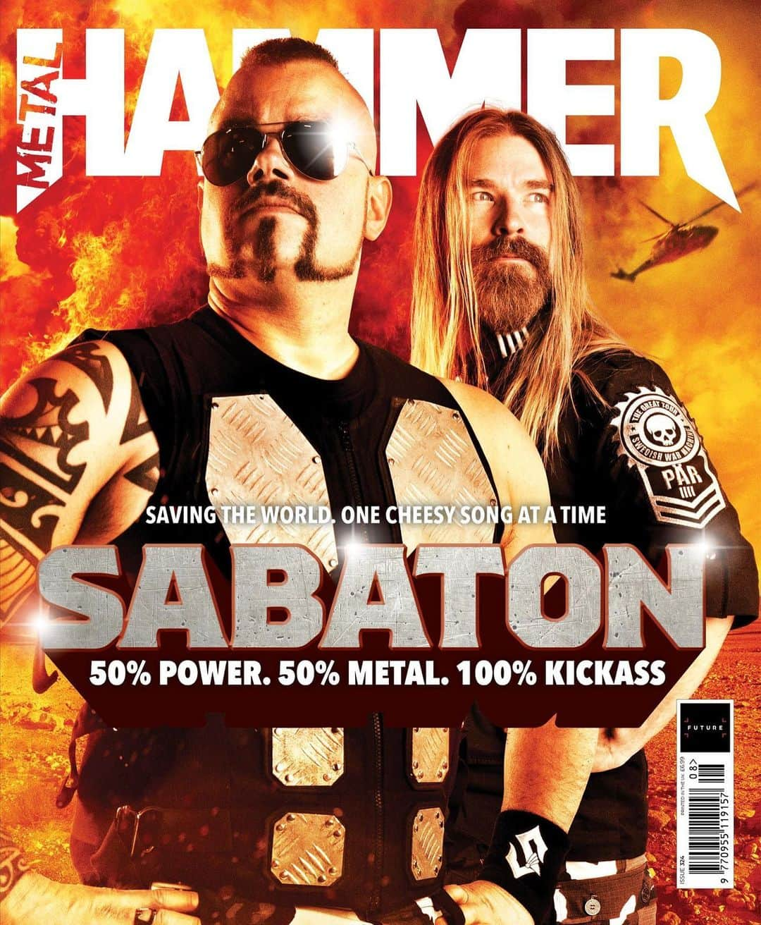 METAL HAMMERさんのインスタグラム写真 - (METAL HAMMERInstagram)「Saving the world. One song at a time. Sabaton are your new Metal Hammer cover stars. On sale tomorrow #Sabaton #MetalHammer #HeavyMetal #PowerMetal #BattleMetal」6月19日 20時07分 - metalhammeruk