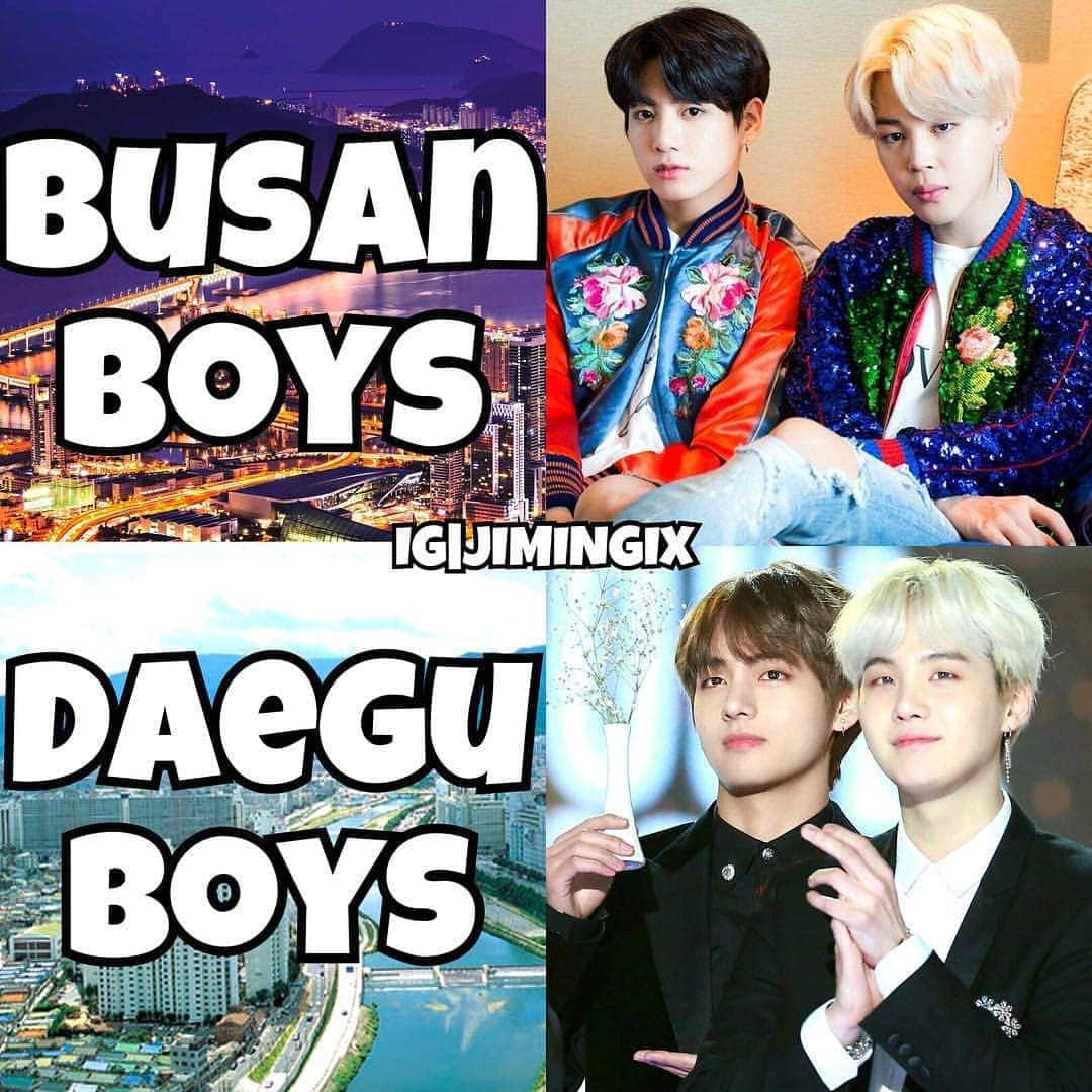 ユ・スンホのインスタグラム：「Busan Boys, Daegu Boys or Both?❤ — 👉 follow @kimtaehyungs__bts for more 😙 - Tag Your Friends ✔ — #btsv #jeonhoseok #suga #태형 #김태형 #뷔 #金泰亨 #v #bantansonyeondan #parkjimin #minyoongi #kimseokjin #jhope #防弾少年団 #kimnamjoon #bts #방탄소년단 #テテ #テヒョン #ジョングク #ジミン #グク #クオズ #handsome #バンタン #taekook #taehyung #jeonjungkook #防彈少年 #kimtaehyung」