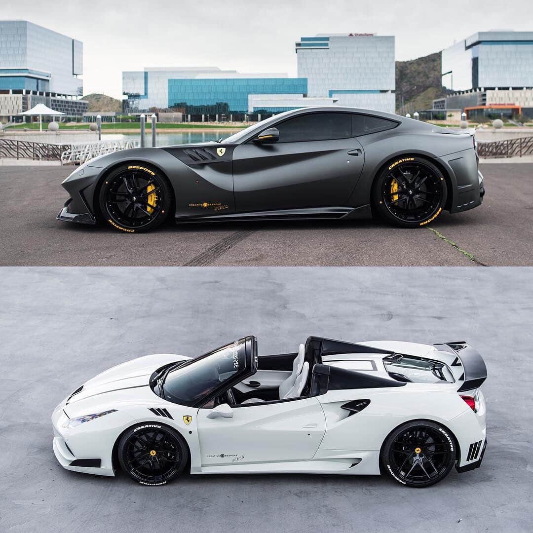 CarsWithoutLimitsさんのインスタグラム写真 - (CarsWithoutLimitsInstagram)「Ferrari F12 or 488 Spider both built by @creativebespoke  Follow them for very unqiue exotics @creativebespoke  #carswithoutlimits #CBClub」6月19日 12時23分 - carswithoutlimits