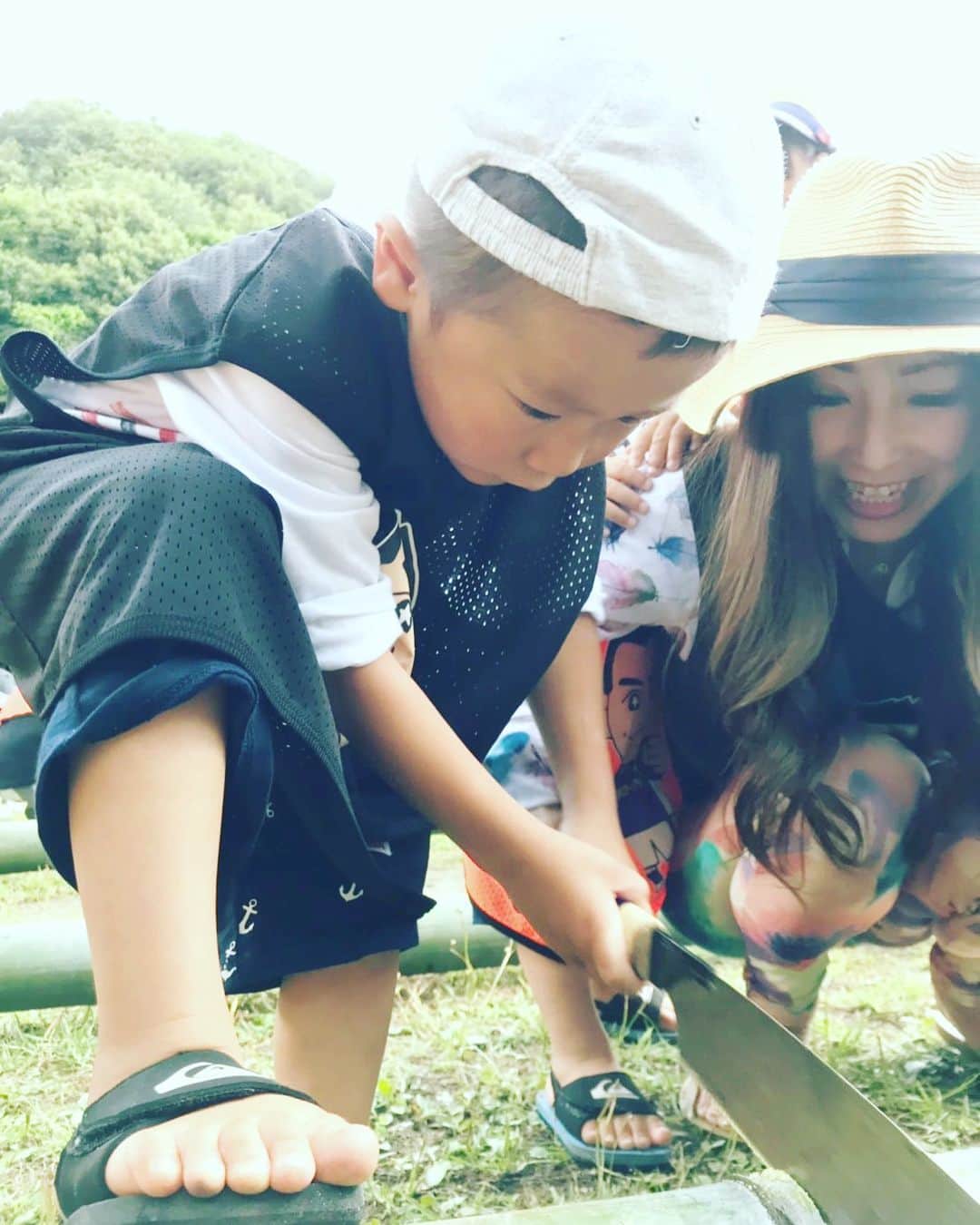 のインスタグラム：「仙酔島 親子絆プロジェクト  #picture#夏 #summer #sea #beach #ビーチ #水着 #夏休み #happy #ビキニ #ocean #me #bikini #japan #instagood #love #旅行 #surf #swimwear #sky #fashion #日焼け #ロンハーマン #girl #夏の思い出 #photo #travel #follow #beautiful #リゾート」