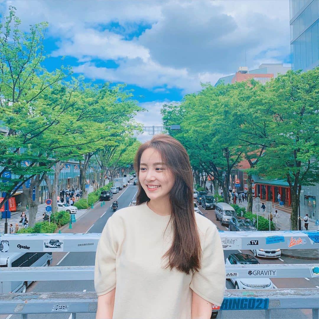 スルギさんのインスタグラム写真 - (スルギInstagram)「오모테산도 다리😊 블루보틀은 필수코스지요」6月19日 20時58分 - lovee_seul