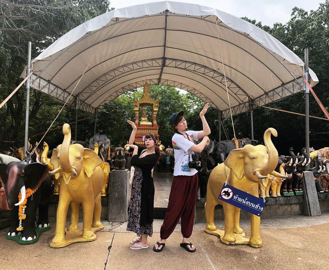 えっちゃんさんのインスタグラム写真 - (えっちゃんInstagram)「#プーケット #プロムテープ岬 #象 #パワースポット #象乗り #タイ #Thailand #promthep #elephant #旅行」6月19日 15時44分 - ecchan_bom2