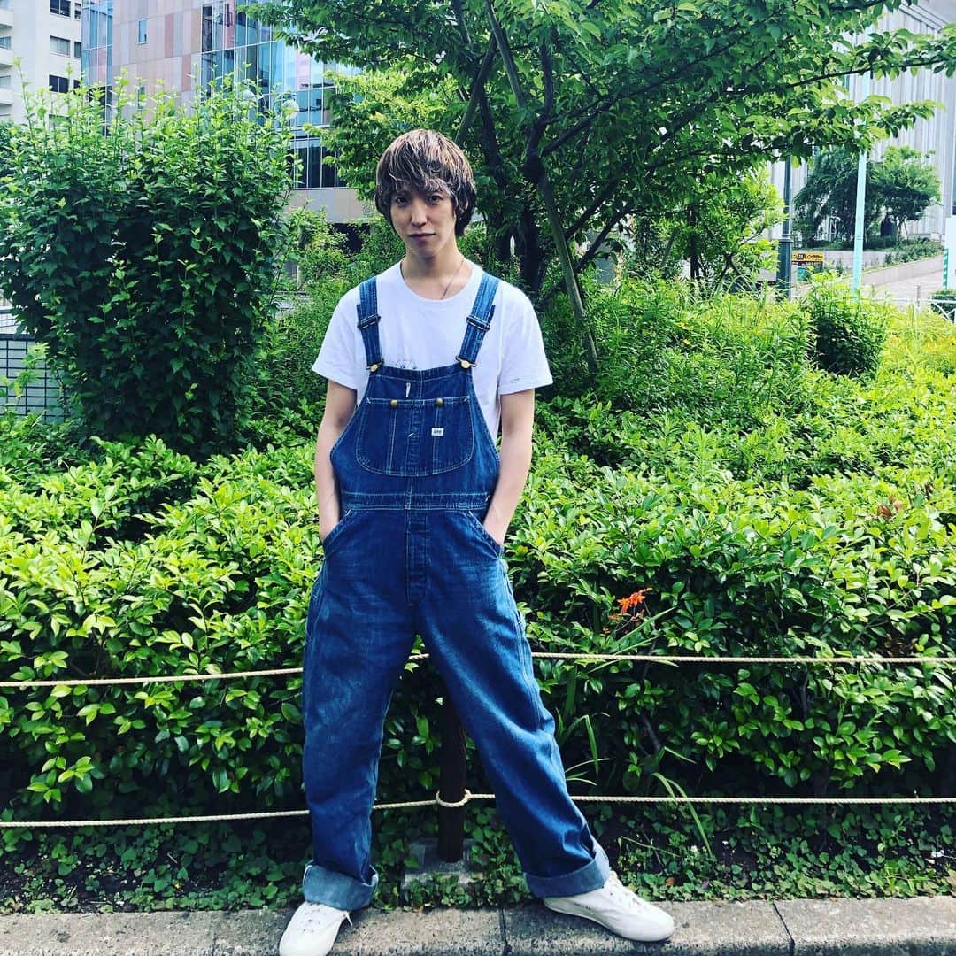 武井優心のインスタグラム：「オーバーオール男子は女子ウケ悪いらしい。なんでもいいけど」