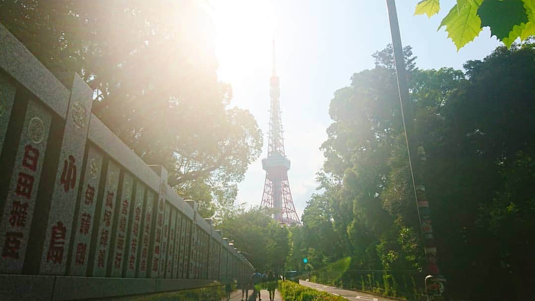 桜花さんのインスタグラム写真 - (桜花Instagram)「東京タワーが  みれタワー＼(^^)／＼(^^)／＼(^^)／🍀 なんだか幻想的な夏休みのような写真(о´∀`о)🍀 用事があって東京タワー付近へ行きました🍀  東京タワーは歴史があって沢山みんなを和ませたりしてきましたね🗼✨ すごいなぁ。。これからもみんなによろしくと願っタワー🗼  #東京タワー  #タワー #tokyotower #summervacation #初夏  #和 #日本 #夏休み」6月19日 17時56分 - mountainohka