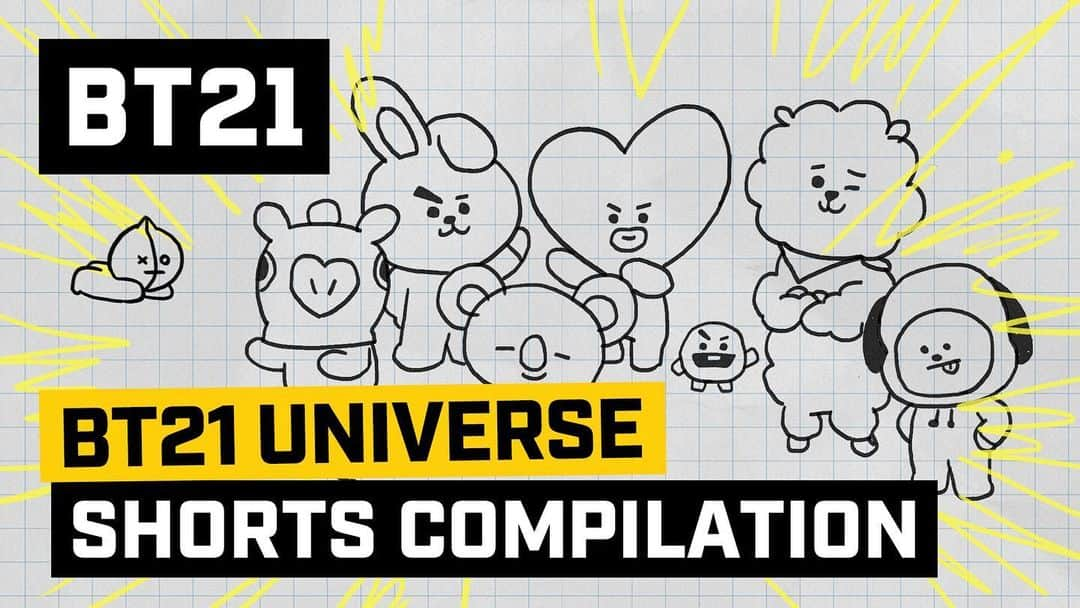 BT21 Stars of tomorrow, UNIVERSTAR!のインスタグラム