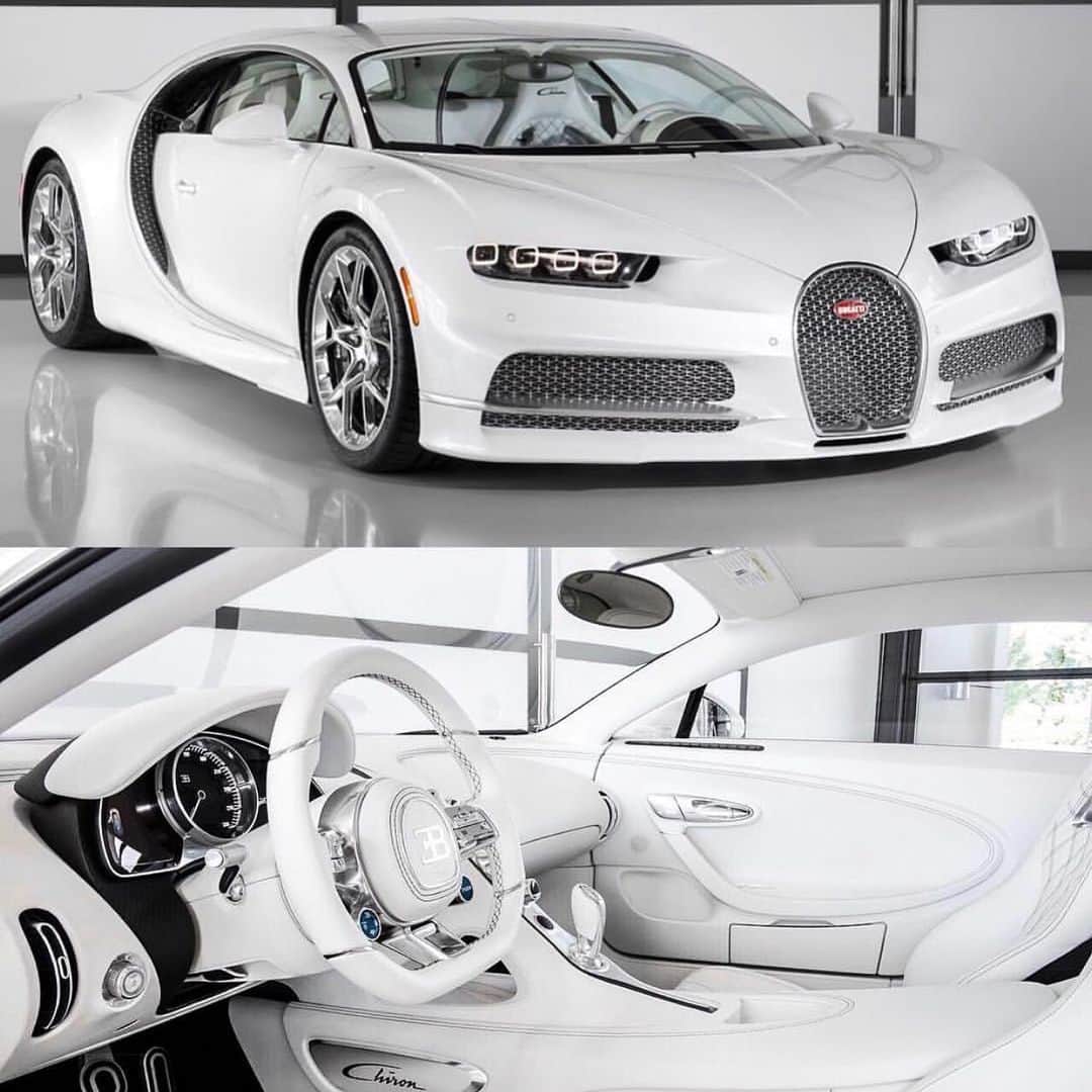 CarsWithoutLimitsさんのインスタグラム写真 - (CarsWithoutLimitsInstagram)「The Almighty Angel Chiron is FOR SALE 🕊 DM us for more info!  Photo @obprestigeauto  #carswithoutlimits #bugatti #chiron #white #allwhite」6月20日 4時55分 - carswithoutlimits