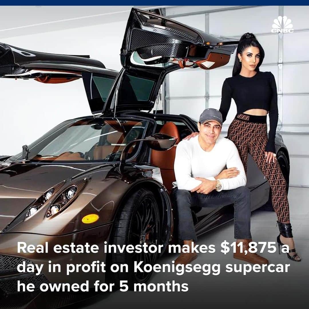CNBCさんのインスタグラム写真 - (CNBCInstagram)「When California real estate investor Manny Khoshbin spent $2.2 million on the fastest street-legal car in the world, he had no idea it would also become the fastest-appreciating asset he’d ever own.⠀﻿ ⠀﻿ ⠀﻿ After just over 5 months of owning the car, Khoshbin sold it for $4.1 million. The deal moved super fast. It took about a week to negotiate a price, he said.⠀﻿ ⠀﻿ ⠀﻿ “Quickest $1.9 million I ever made,” Khoshbin told CNBC.﻿ ﻿ ⠀﻿ That $1.9 million in profit works out to roughly $365,595 a month, $11,875 a day or $495 an hour.⠀﻿ ⠀﻿ While the real estate investor says he’s made millions of dollars buying and selling buildings, he’s never made this much money in so little time.⠀﻿ ⠀﻿ More on how Khoshbin makes his money, at the link in bio. ⠀﻿ *⠀﻿ *⠀﻿ *⠀﻿ *⠀﻿ *⠀﻿ *⠀﻿ *⠀﻿ *⠀﻿ #cars #carswithoutlimits #carsofinstagram #luxury #carlifestyle #instacar #supercar #cargram #auto #automotive #drive #speed #rims #amazingcars247 #racing #supercars #carstagram #motorsport」6月20日 5時20分 - cnbc