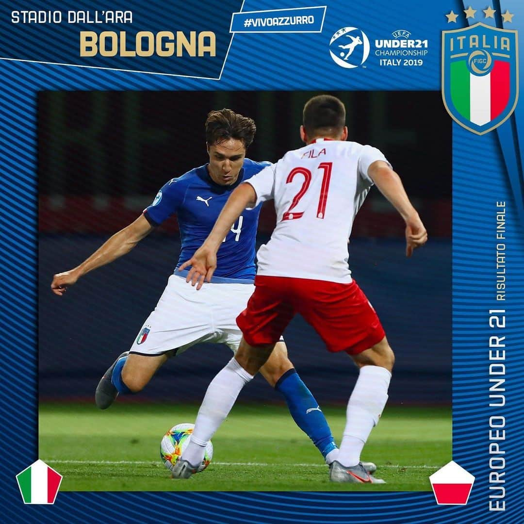 サッカーイタリア代表さんのインスタグラム写真 - (サッカーイタリア代表Instagram)「⏱ Risultato Finale  #U21Euro 🇪🇺 🇮🇹🇵🇱 #ItaliaPolonia 0️⃣-1️⃣ ⚽️ 40’ #Bielik 📋 A #Bologna gli #Azzurrini non riescono a finalizzare le tante occasioni e cedono il passo alla nazionale polacca.  #Under21  #ItaPol #Azzurrini」6月20日 5時53分 - azzurri