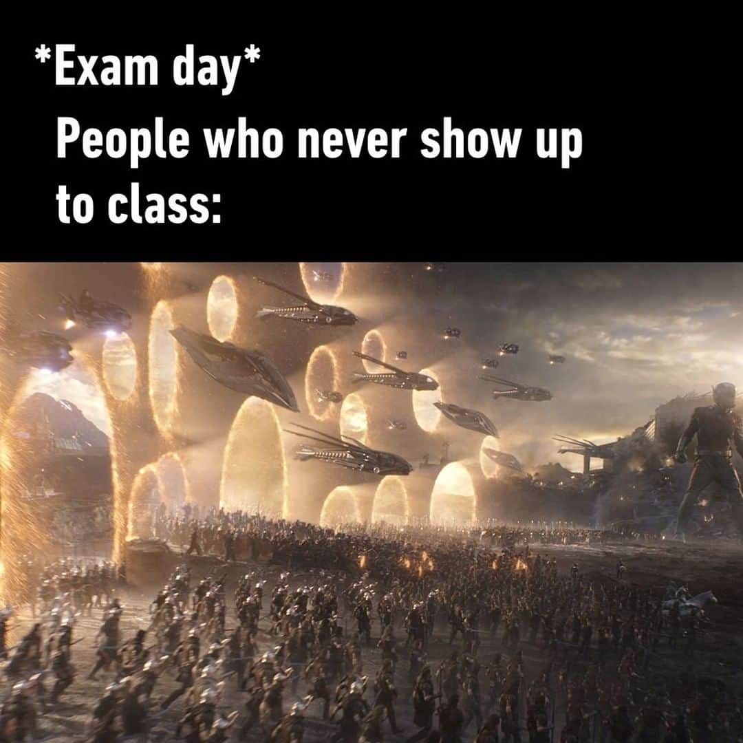 9GAGさんのインスタグラム写真 - (9GAGInstagram)「Absentees assemble⠀ #avengers #endgame #exam #9gag」6月20日 6時00分 - 9gag