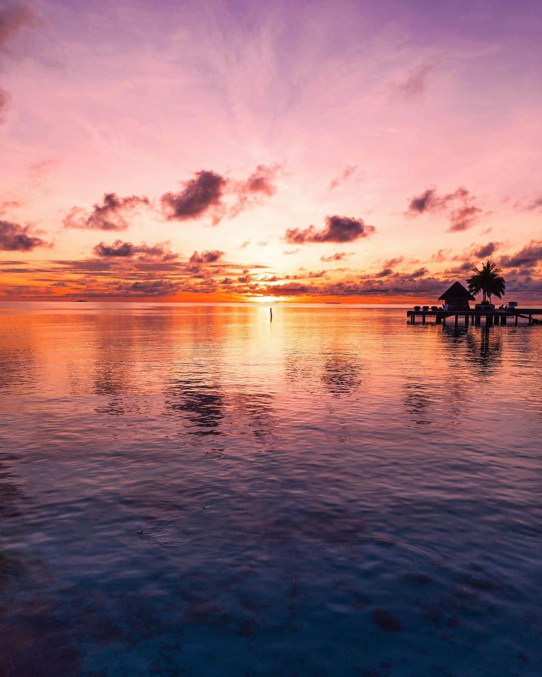 リリー＝ローズ・メロディさんのインスタグラム写真 - (リリー＝ローズ・メロディInstagram)「Maldivian sunset 🔥 ( back to Instagram friendly content... for now 😝) #lilyinmaldives」6月19日 23時30分 - lilyrose