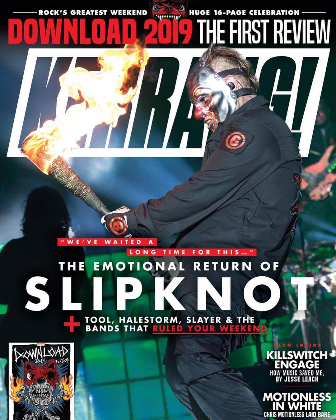 Slipknotさんのインスタグラム写真 - (SlipknotInstagram)「New issue of @kerrangmagazine_ is out now. Link in story.」6月19日 23時31分 - slipknot