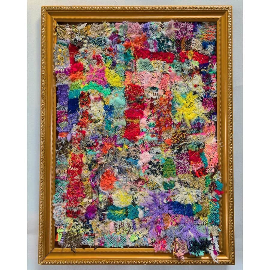 森千波さんのインスタグラム写真 - (森千波Instagram)「#collage . . . #1000weave#weaving#yarn#handmade#colorful#knit#wool#cotton#saori#art#織物#糸#ハンドメイド#カラフル#さをり織り#コラージュ」6月19日 23時40分 - 1000wave