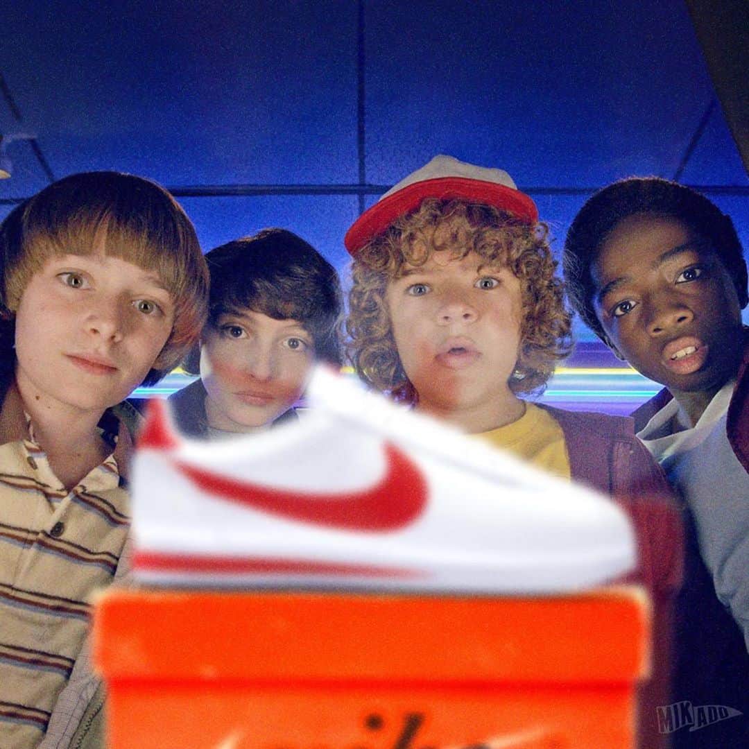 Nice Kicksさんのインスタグラム写真 - (Nice KicksInstagram)「@nike x @strangerthingstv collections are releasing later this month, with the Hawkins High School Pack dropping on 6/27 and the OG Pack on 7/1 🔥」6月19日 23時42分 - nicekicks