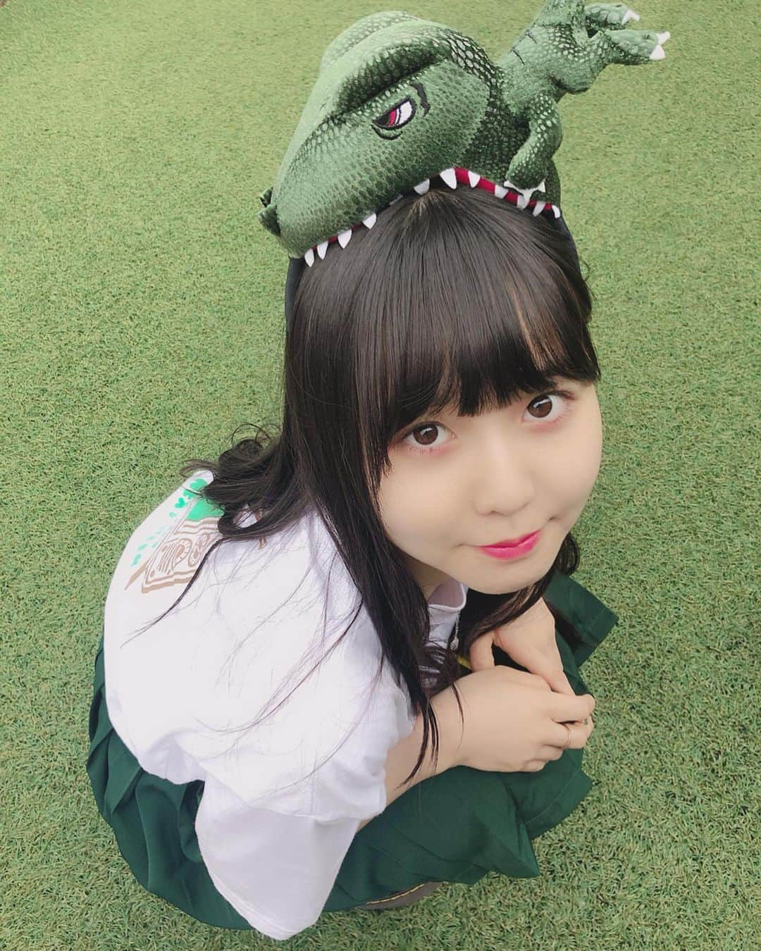 上村亜柚香さんのインスタグラム写真 - (上村亜柚香Instagram)「🦖💚🦖💚   #ユニバ #ユニバコーデ」6月19日 23時43分 - kamimuraayuka