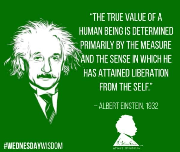アルベルト・アインシュタインさんのインスタグラム写真 - (アルベルト・アインシュタインInstagram)「“The true value of a human being is determined primarily by the measure and the sense in which he has attained liberation from the self.” — Albert Einstein, 1932  #WednesdayWisdom #quote」6月20日 0時35分 - alberteinstein