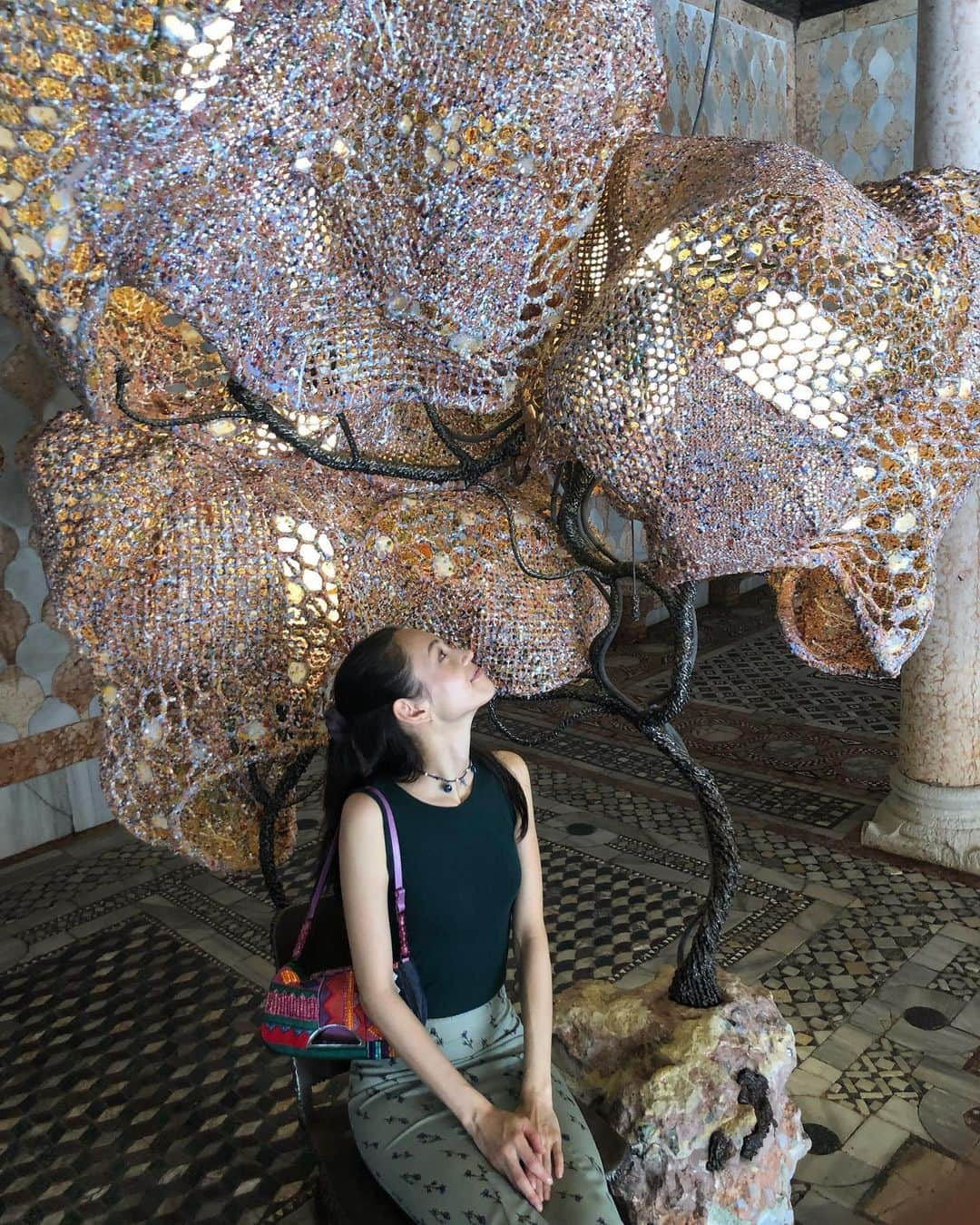 水原希子 さんのインスタグラム写真 - (水原希子 Instagram)「Beautiful Artwork by Nacho Carbonell at Ca’d’Oro in Venice🌞」6月20日 3時14分 - i_am_kiko