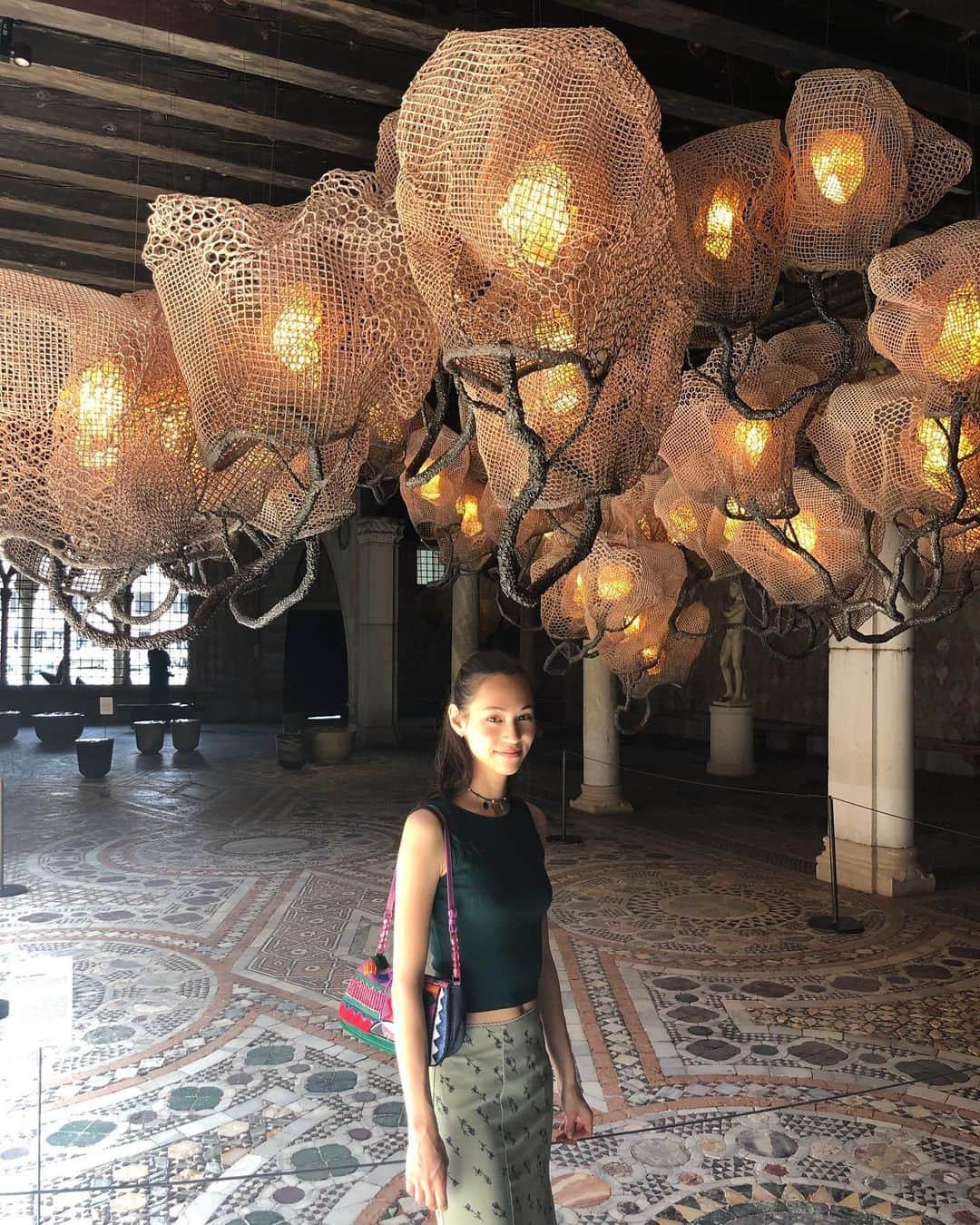 水原希子 さんのインスタグラム写真 - (水原希子 Instagram)「Beautiful Artwork by Nacho Carbonell at Ca’d’Oro in Venice🌞」6月20日 3時14分 - i_am_kiko