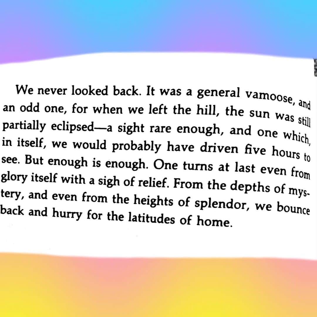 ヘイリー・ウィリアムスさんのインスタグラム写真 - (ヘイリー・ウィリアムスInstagram)「from “Total Eclipse” in Annie Dillard’s Teaching A Stone To Talk.」6月20日 4時02分 - yelyahwilliams