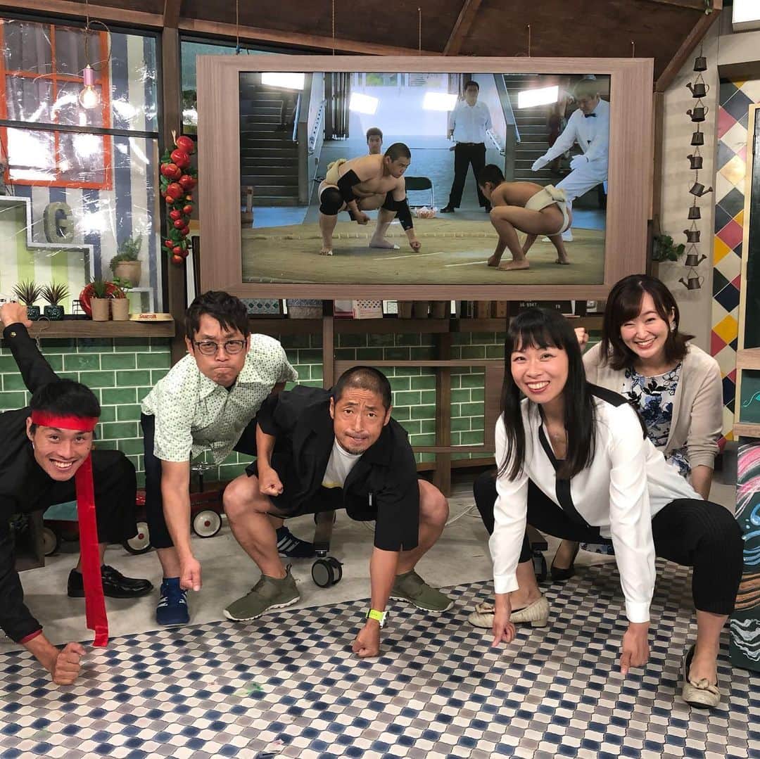 のインスタグラム：「#ゲツキン火曜日特集は相撲 #将来の横綱 #田崎正美くん凄い迫力 #団長安田 #安田だサーカス団長  @eohikari_ch」