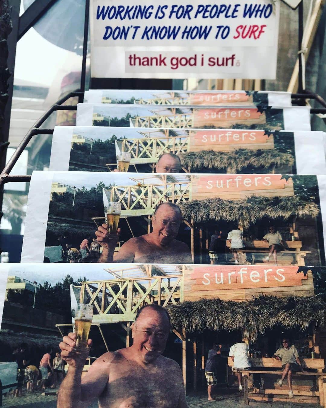 井手大介のインスタグラム：「カックルパイセン発見 #逗子 #surfers #lazy897 #tge897」