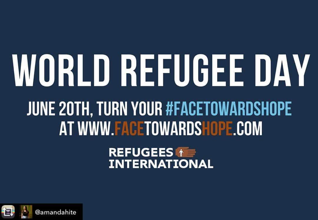 トーマス・サドスキーさんのインスタグラム写真 - (トーマス・サドスキーInstagram)「Repost from @amandahite - Tomorrow is #WorldRefugeeDay we’re joining @refugeesintl to #FaceTowardsHope and share the stories and voices of refugees around the world. Stories like @marielashaker whom I’m in complete awe of. Stay tuned tomorrow and learn how you can participate at FaceTowardsHope.com」6月20日 11時28分 - thomas_sadoski