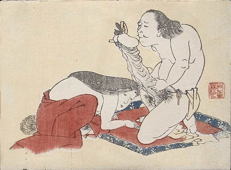 Daily SHUNGAのインスタグラム：「Phallus devotion 「祈りなさい。」」