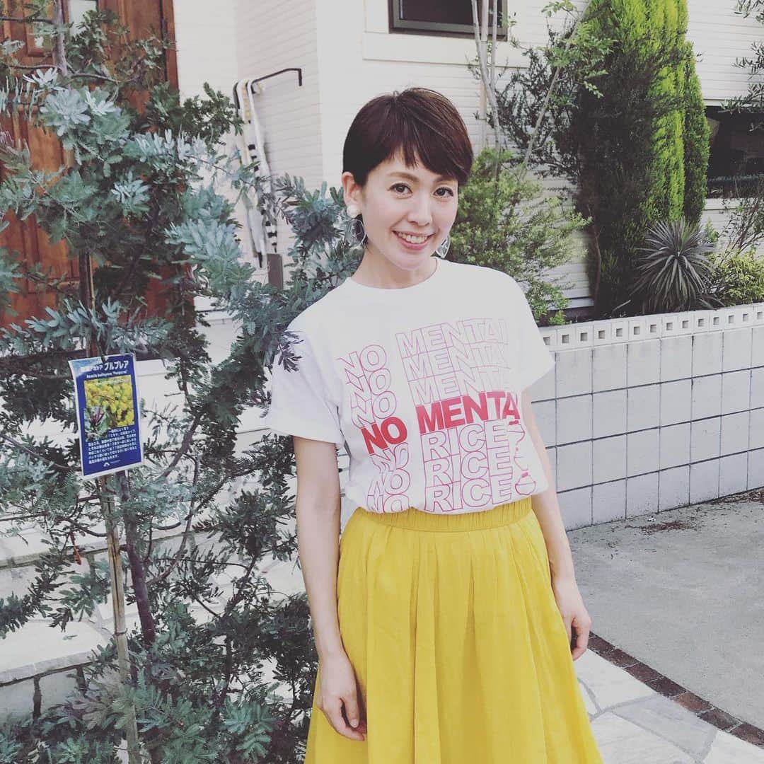 秋本ゆかりさんのインスタグラム写真 - (秋本ゆかりInstagram)「昨日のTシャツは #ローカルtシャツ でした♪ #nomentainorice .  遊び心があって楽しい☺️ .  #福岡#ご当地tシャツ#tシャツ#福岡tシャツ  #地元愛#遊び心#ユニーク #他のバージョンも楽しい」6月20日 13時13分 - akimoto_yukari