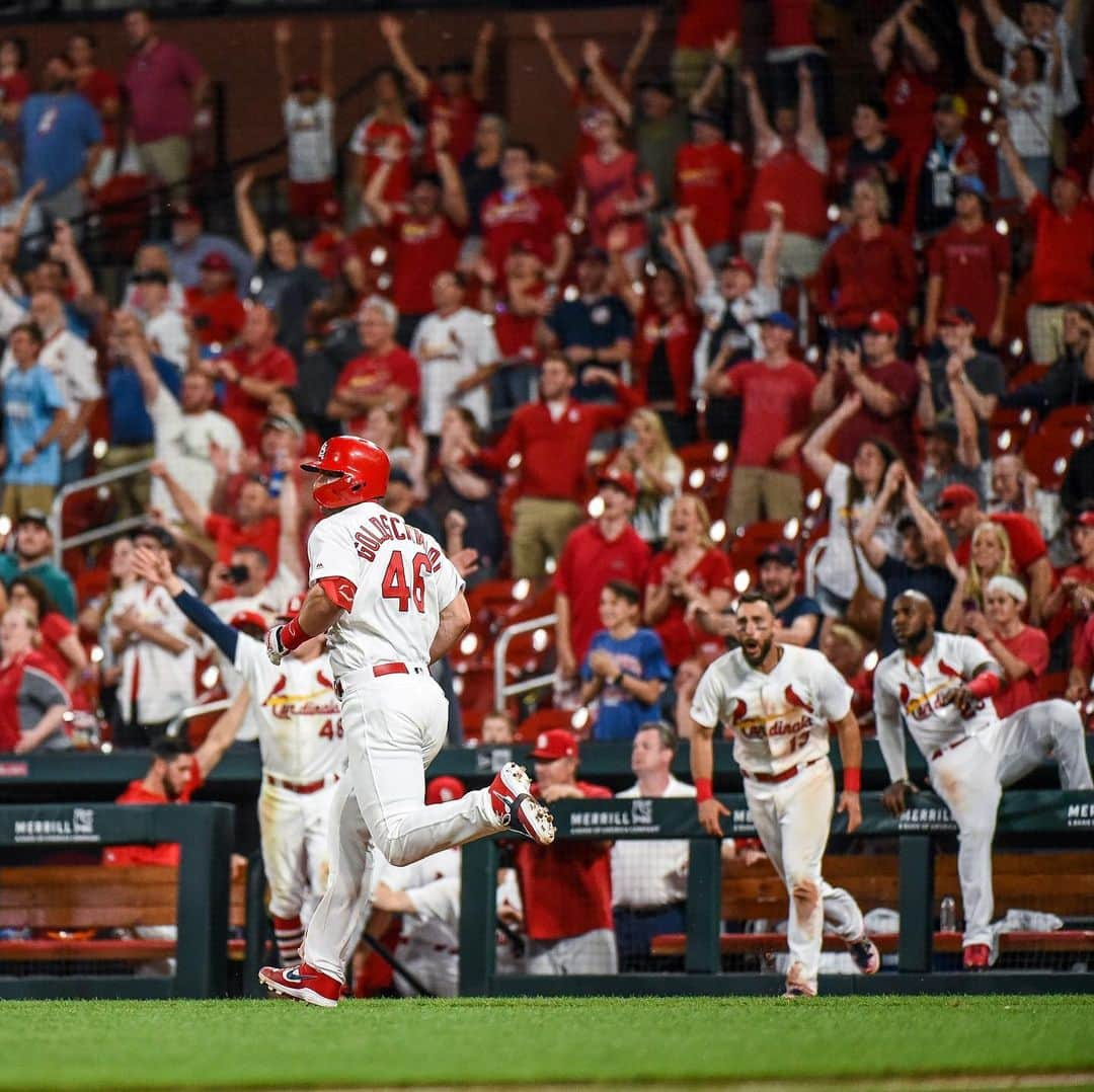 セントルイス・カージナルスさんのインスタグラム写真 - (セントルイス・カージナルスInstagram)「Paul Goldschmidt's first Cardinals walk-off! 🚨」6月20日 13時12分 - cardinals