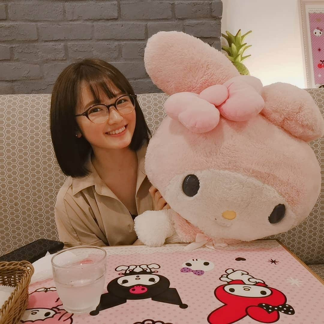 野中美希さんのインスタグラム写真 - (野中美希Instagram)「マイメロちゃんとクロミちゃんと友達になりました(^^)with森戸ちぃ #野中美希 #morningmusume19 #モーニング娘19 #ちぇる #ちぃちゃん #ちぃ #森戸知沙希 ちゃん #おデート #カフェ #マイメロ #マイメロちゃん #超好き #ほんと好き #クロミ #クロミちゃん #かわいい #サンリオ」6月20日 13時07分 - miki_nonaka.official