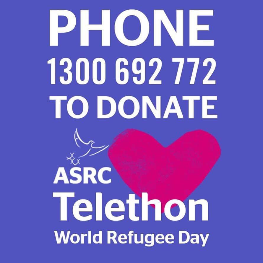 コートニー・バーネットのインスタグラム：「Pls donate if you can 💜💜💜 Last year when I was taking calls at the telethon a kid called in to donate their weekly pocket-money. Another time a retired lady called in to donate part of her pension. Every dollar helps 💜💜💜 Call 1300 692 772 or visit www.asrc.org.au/telethon/ @asrc1」
