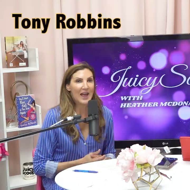 ヘザー・マクドナルドのインスタグラム：「Do you remember #TonyRobbins infomercials the way I do?  Up now New #juicyscoop  Tony Robbins Sexual Misconduct, RHOBH lawsuits & @mrsmoniquesamuels from Real Housewives of Potomac  Heather explore the sexual misconduct accusations against self help guru Tony Robbins and how it relates to Heather’s high school religious retreat.  Monique Samuels from Real Housewives of Potomac tells all about the homosexual comments said by a real Housewife’s husband’s hot microphone and more on the cast and season.」
